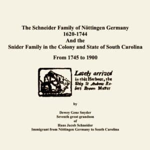 The Schneider Family of Nöttingen Germany